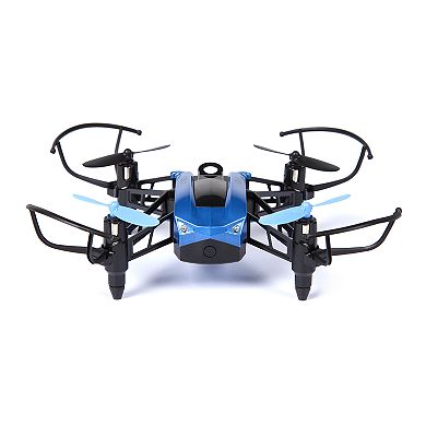 World Tech Toys Elite Goblin 2.4GHz 4.5CH 25 MPH RC Racing Drone Quadcopter (Blue)