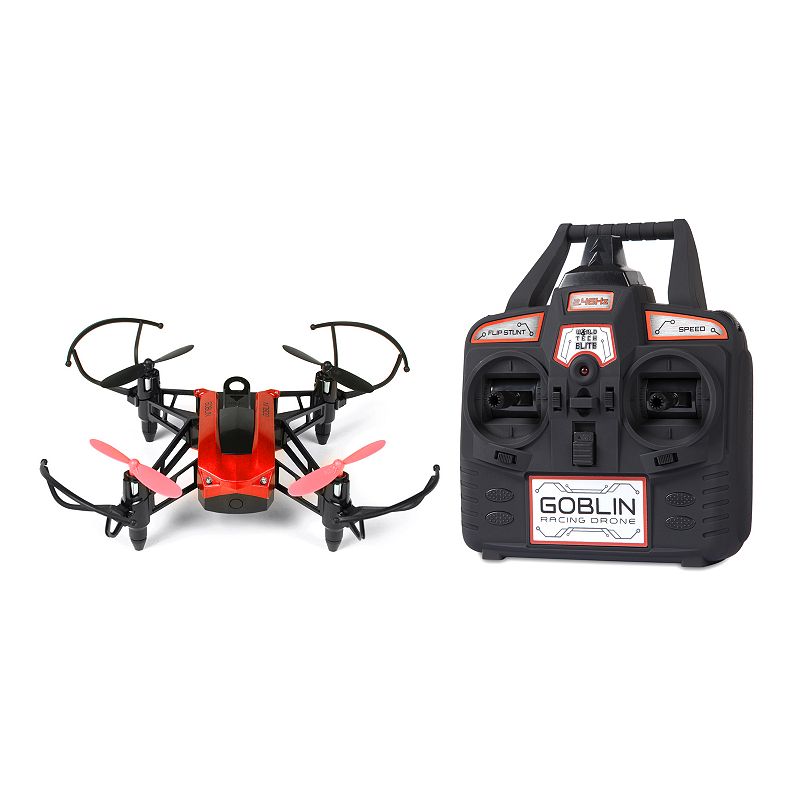 World Tech Toys Elite Goblin 2.4GHz 4.5CH 25 MPH RC Racing Quadcopter Drone