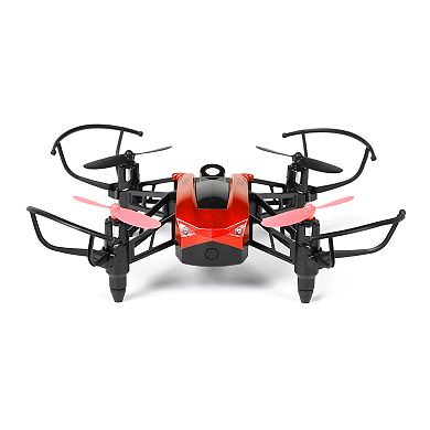 World Tech Toys Elite Goblin 2.4GHz 4.5CH 25 MPH RC Racing Quadcopter Drone (Red)