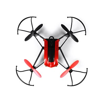 World Tech Toys Elite Goblin 2.4GHz 4.5CH 25 MPH RC Racing Quadcopter Drone (Red)