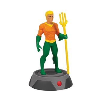 World Tech Toys Aquaman Super FX 2.5 Inch Statue with Real Audio