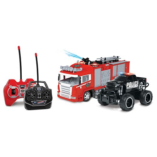 fire rescue water cannon remote control rc fire truck