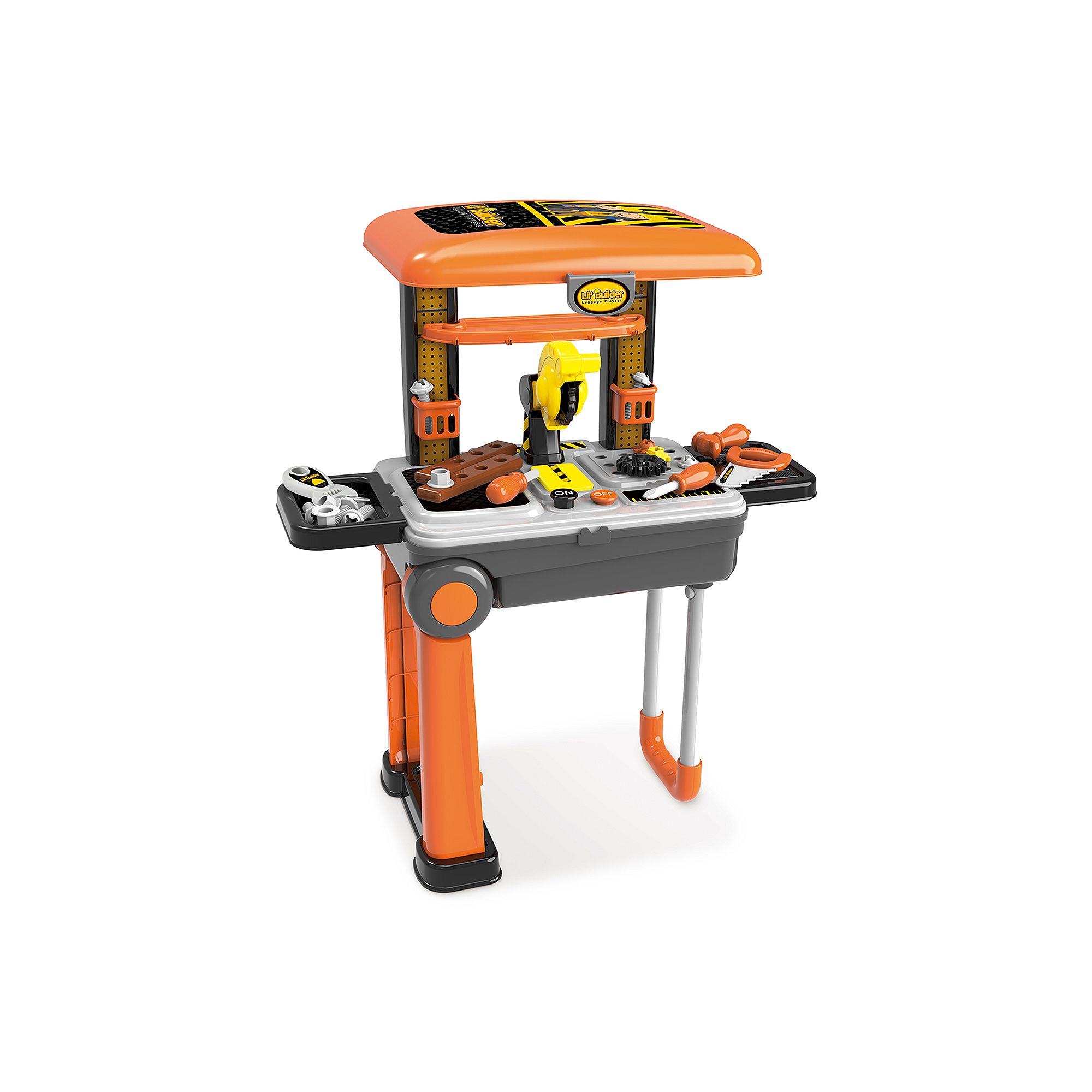 World Tech Toys Lil Builder 36 Piece Luggage Playset, Multi