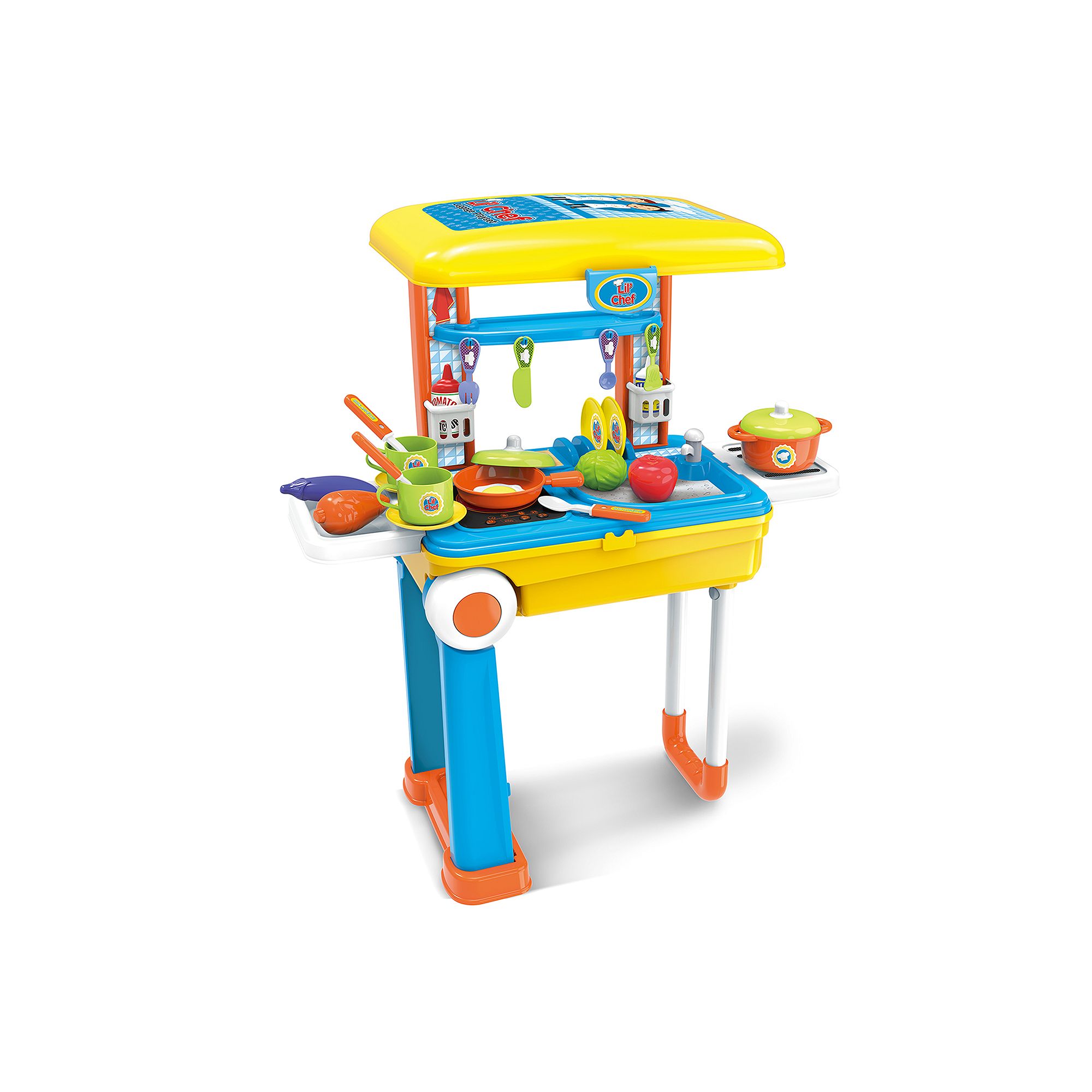 World Tech Toys Lil Chef 37 Piece Luggage Playset, Multi