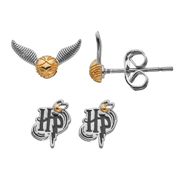  HARRY POTTER Gift Set - Golden Snitch Necklace & Earrings:  Clothing, Shoes & Jewelry