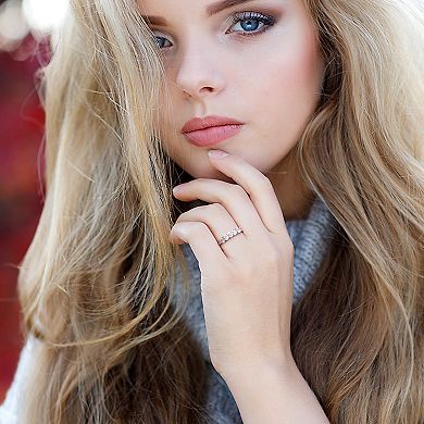 Stella Grace 14k White Gold 1 Carat T.W. Diamond 5-Stone Ring