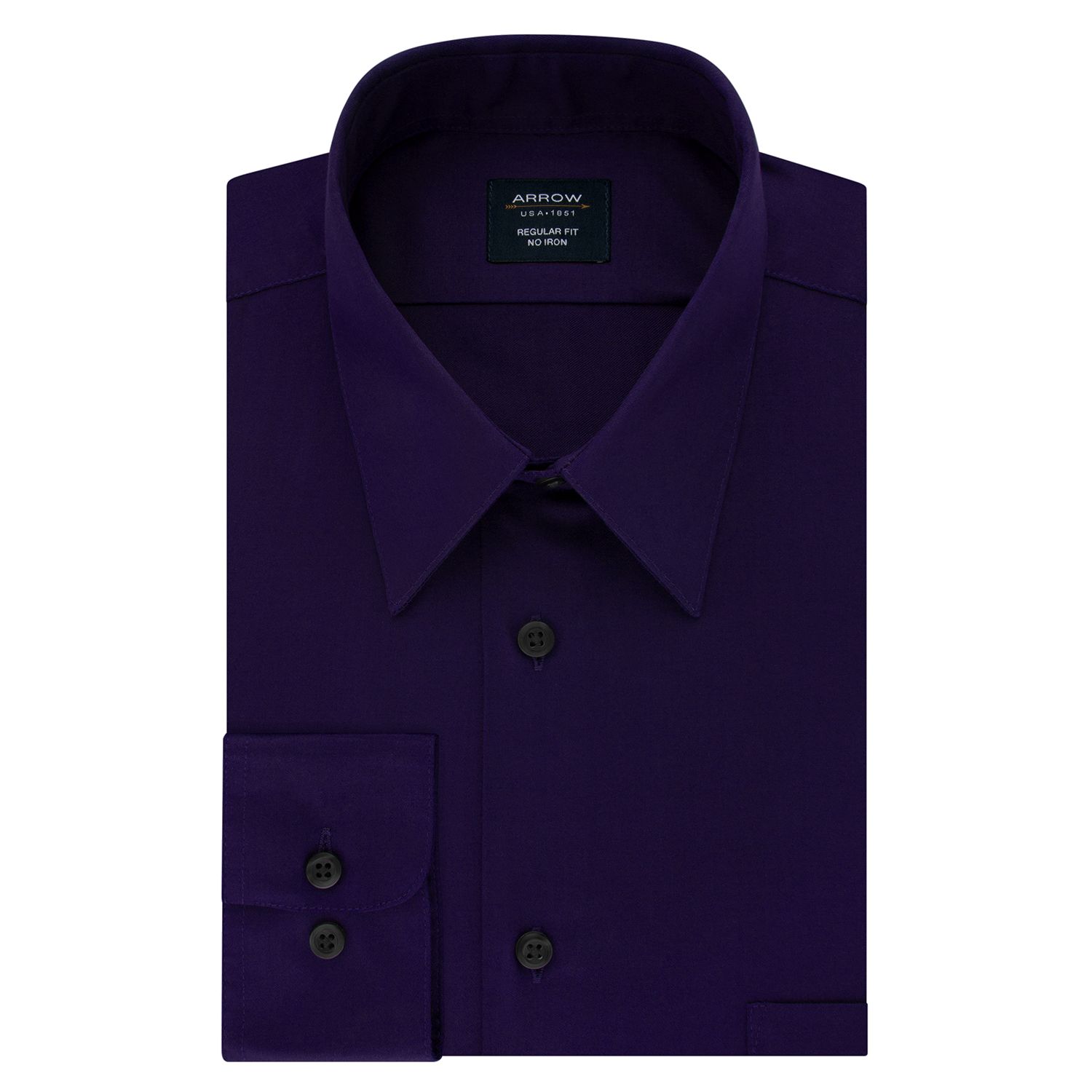 point collar dress shirt