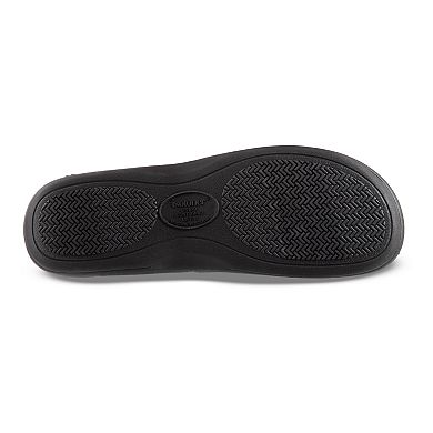 isotoner Jared Men's Microterry Hoodback Slippers