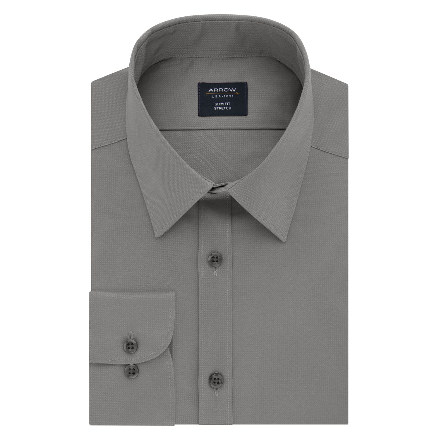 arrow fitted sateen dress shirts