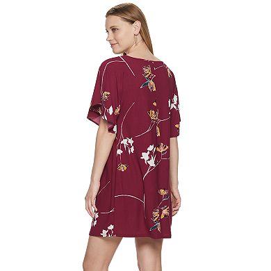Petite Apt. 9® Print Dolman Sleeve A-Line Dress