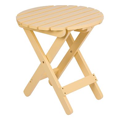 Shine Company Adirondack Round Folding Table