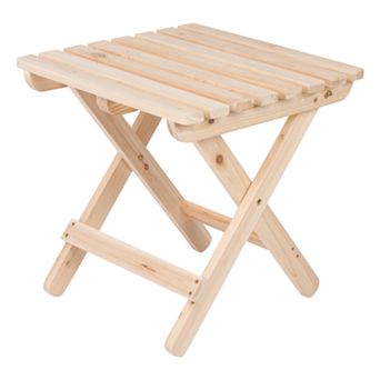 Shine Company Adirondack Square Folding Table