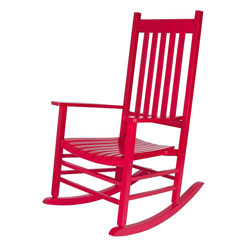 Shine Company Vermont Porch Rocker, Red Pepper