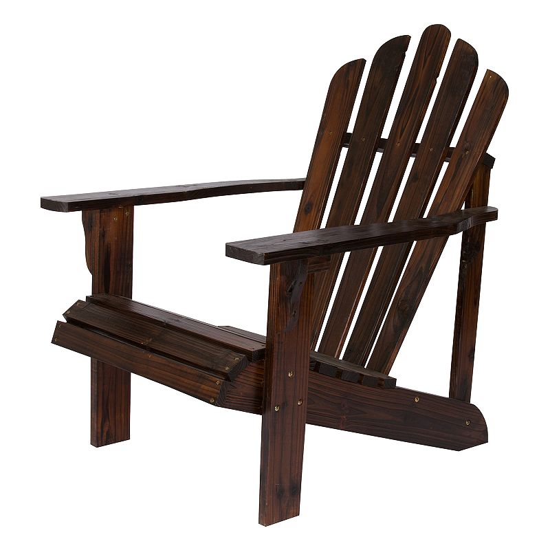 17565662 Shine Company Westport Adirondack Chair, Brown sku 17565662