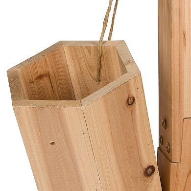 Shine Company 55in Decorative Wishing Well - Natural