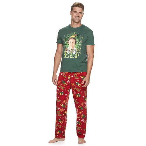Men's Elf Discover Your Inner Elf 2-Piece Top & Pant Pajama Set
