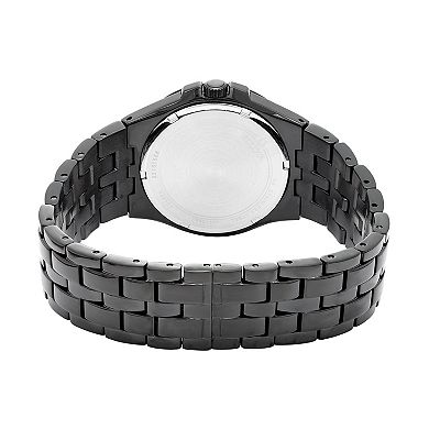 Bulova Men's Crystal Watch & Dog Tag Necklace Set - 98K101