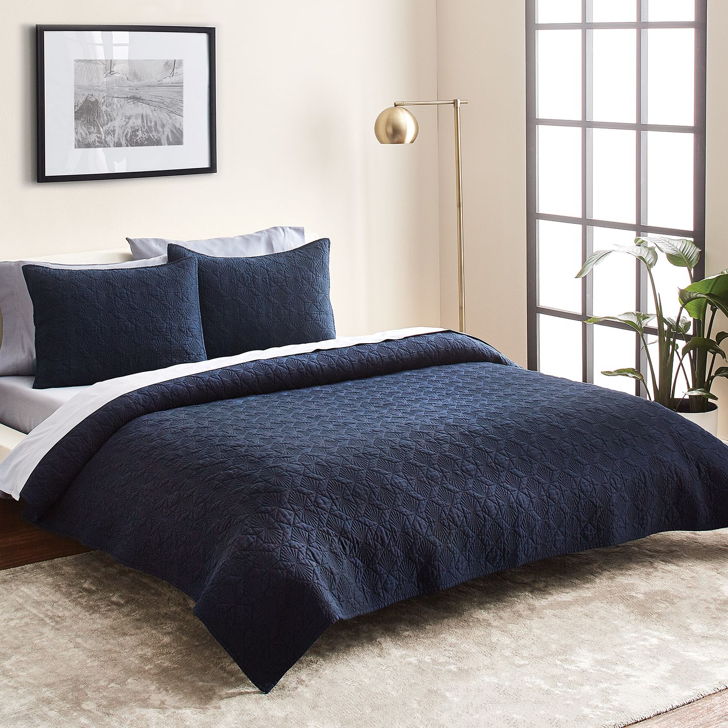 Sale Blue Scott Living Quilts Coverlets Bedding Bed Bath