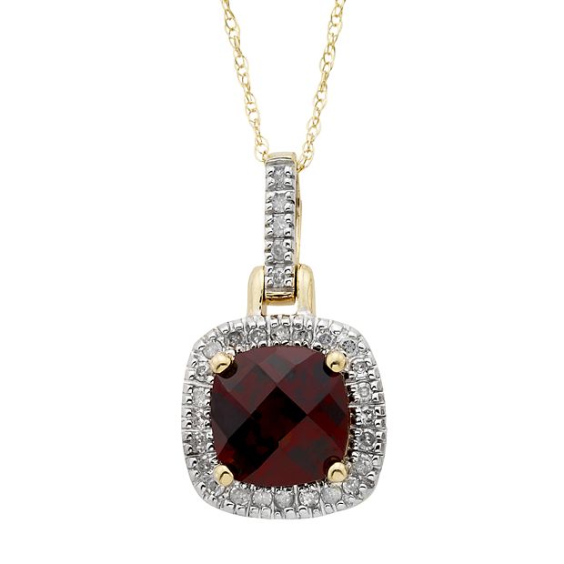 Kohls 2025 garnet necklace