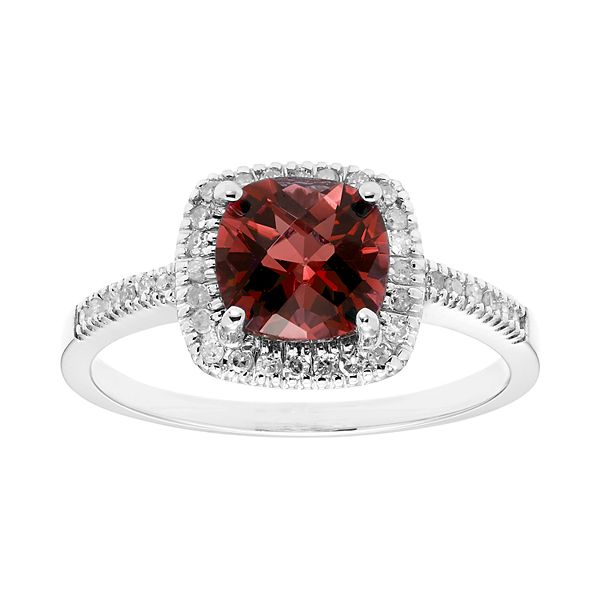 5 carat garnet ring