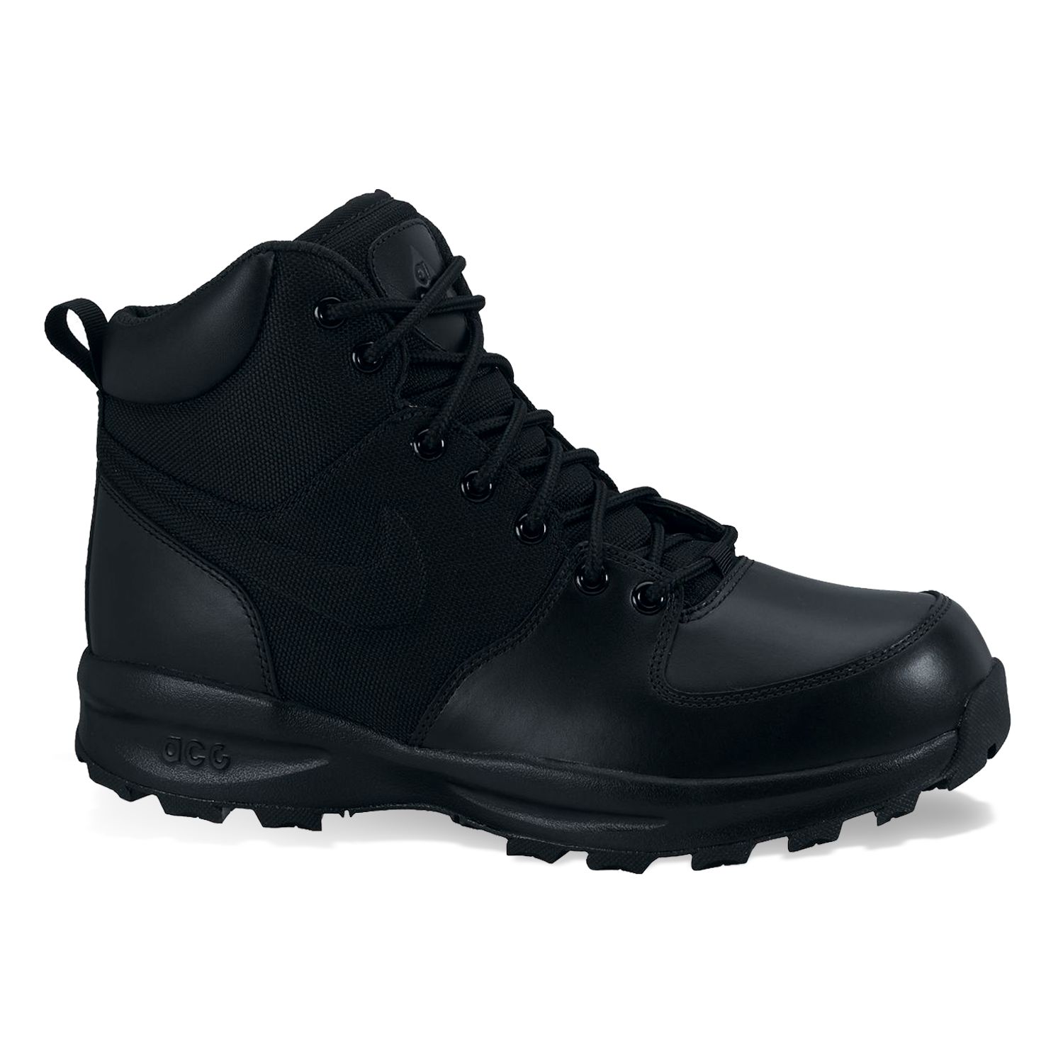 nike manoa black leather boots