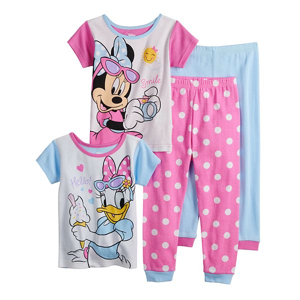 Korean Kids Jacquard Pajamas Set-Daisy duck – Bebeang Baby