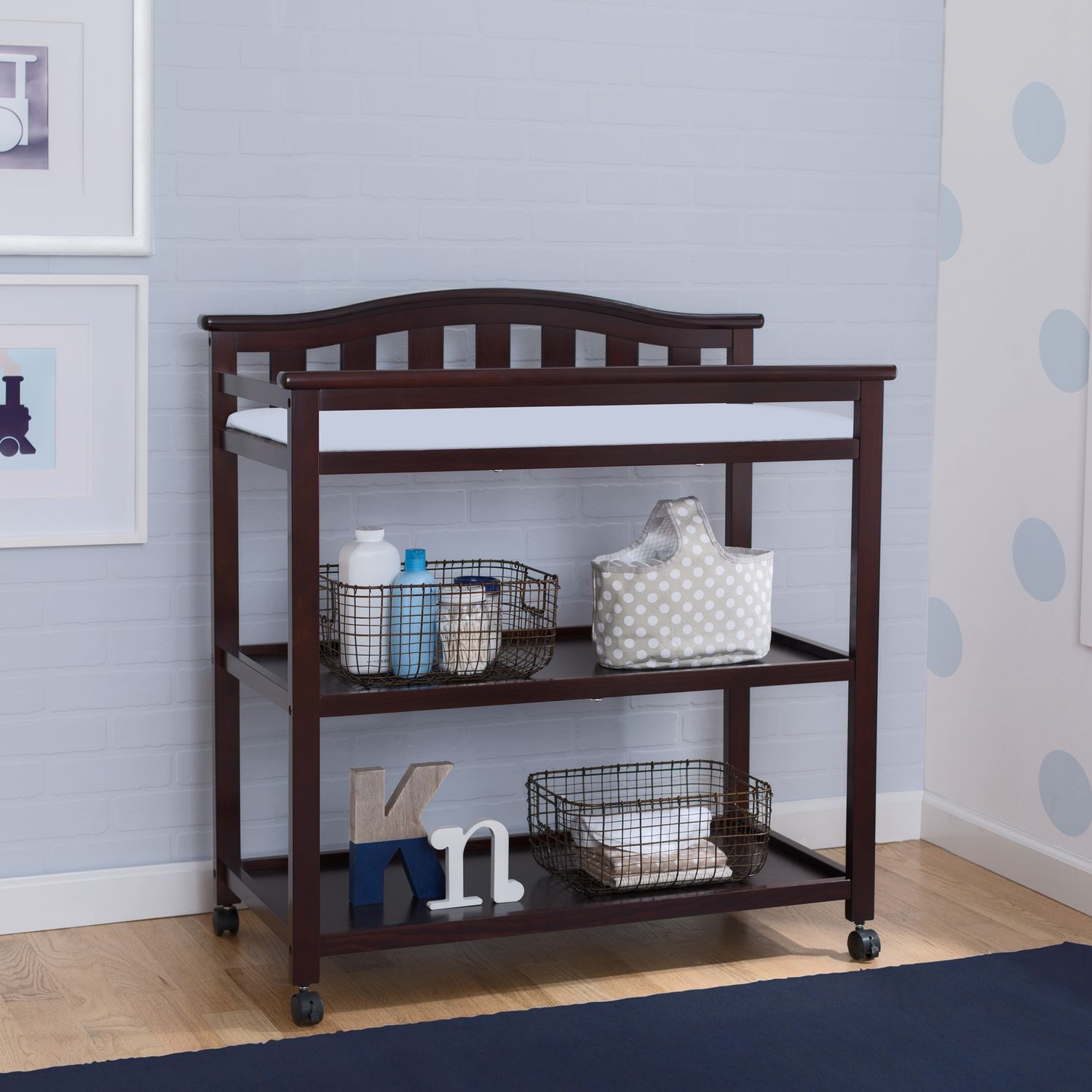 delta baby changing table