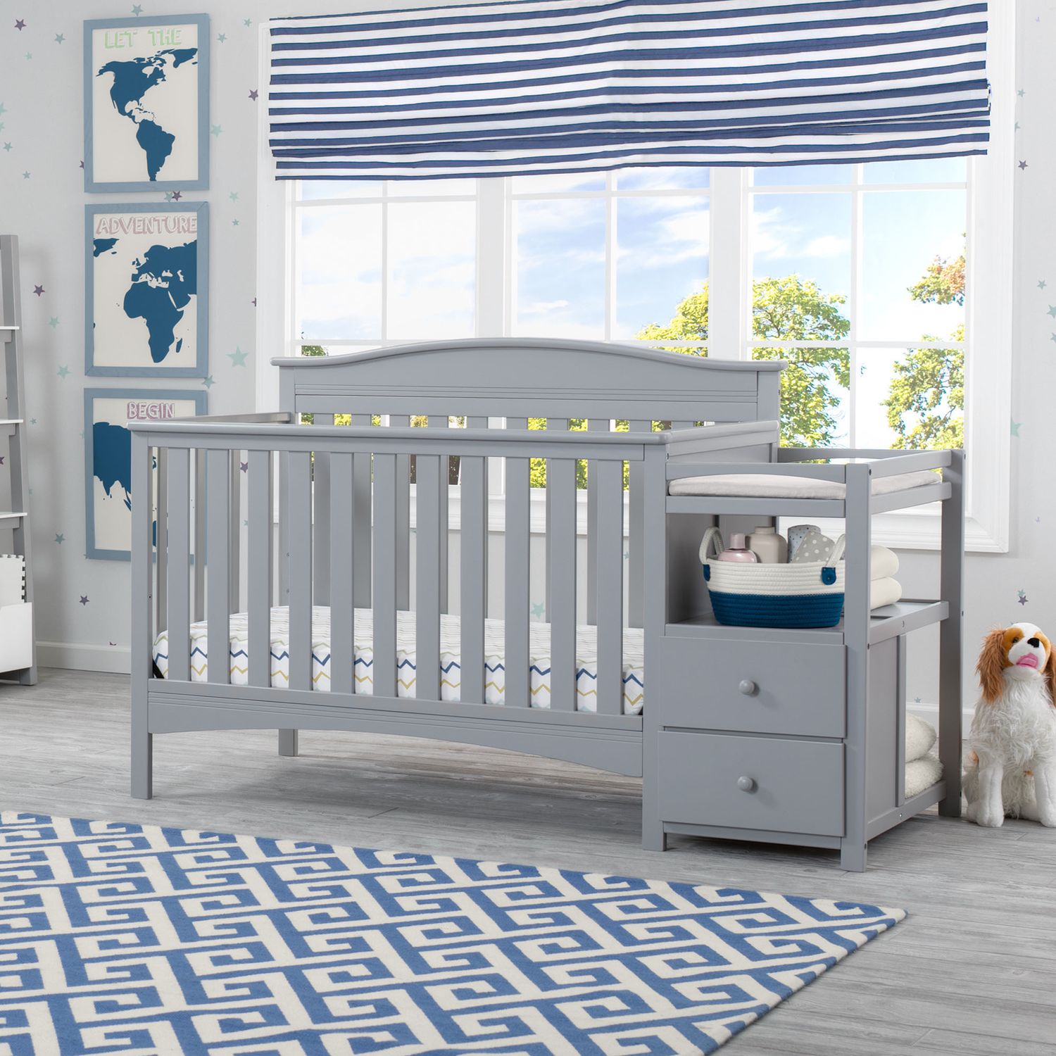 delta crib changing table combo