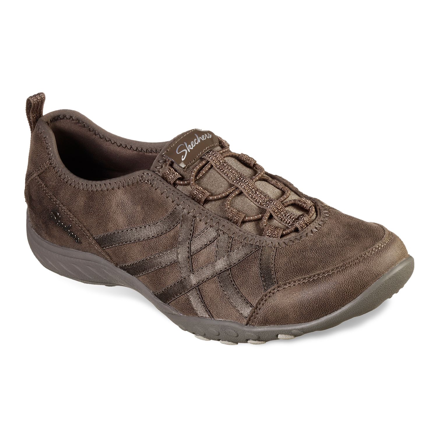 skechers breathe easy relaxed fit with memory foam trainer