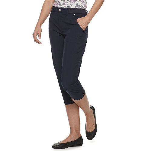 Women S Croft Barrow Comfort Waist Weekend Capri Pants
