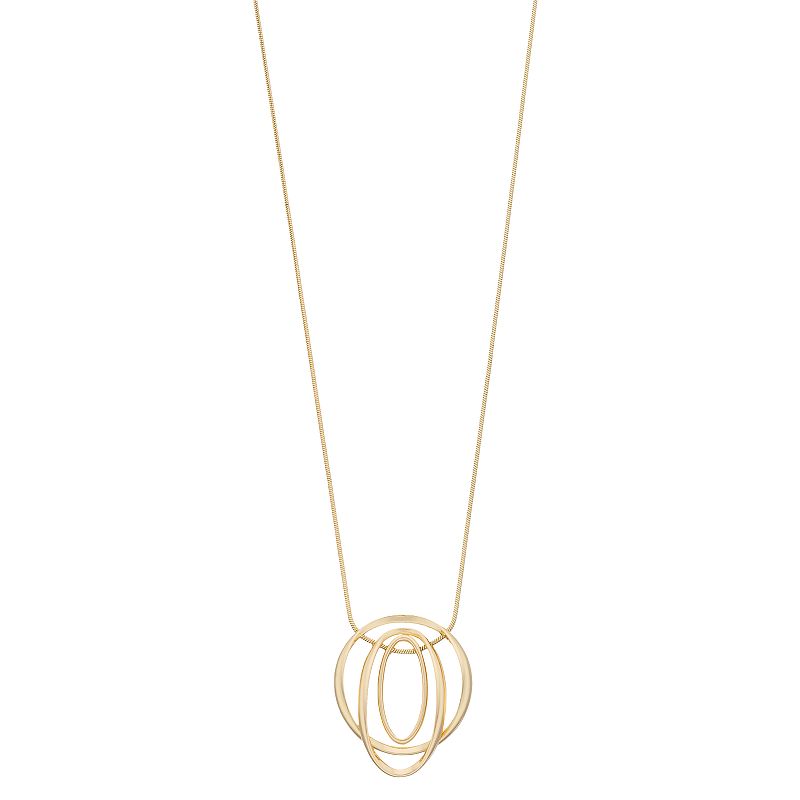 Napier 18-in. Gold Layered Pendant, Womens
