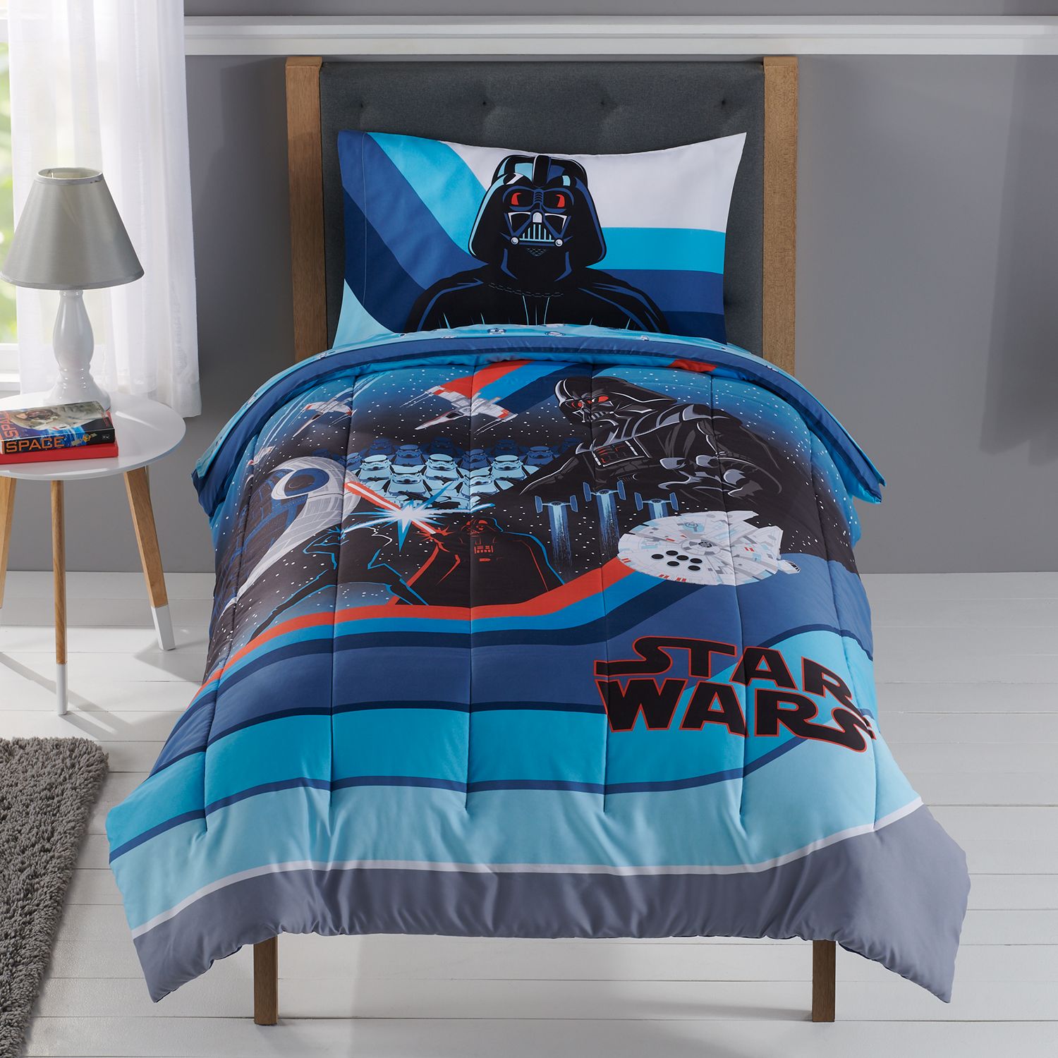 star wars queen bed set