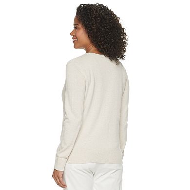 Women's Croft & Barrow® Essential Button-Front Cardigan