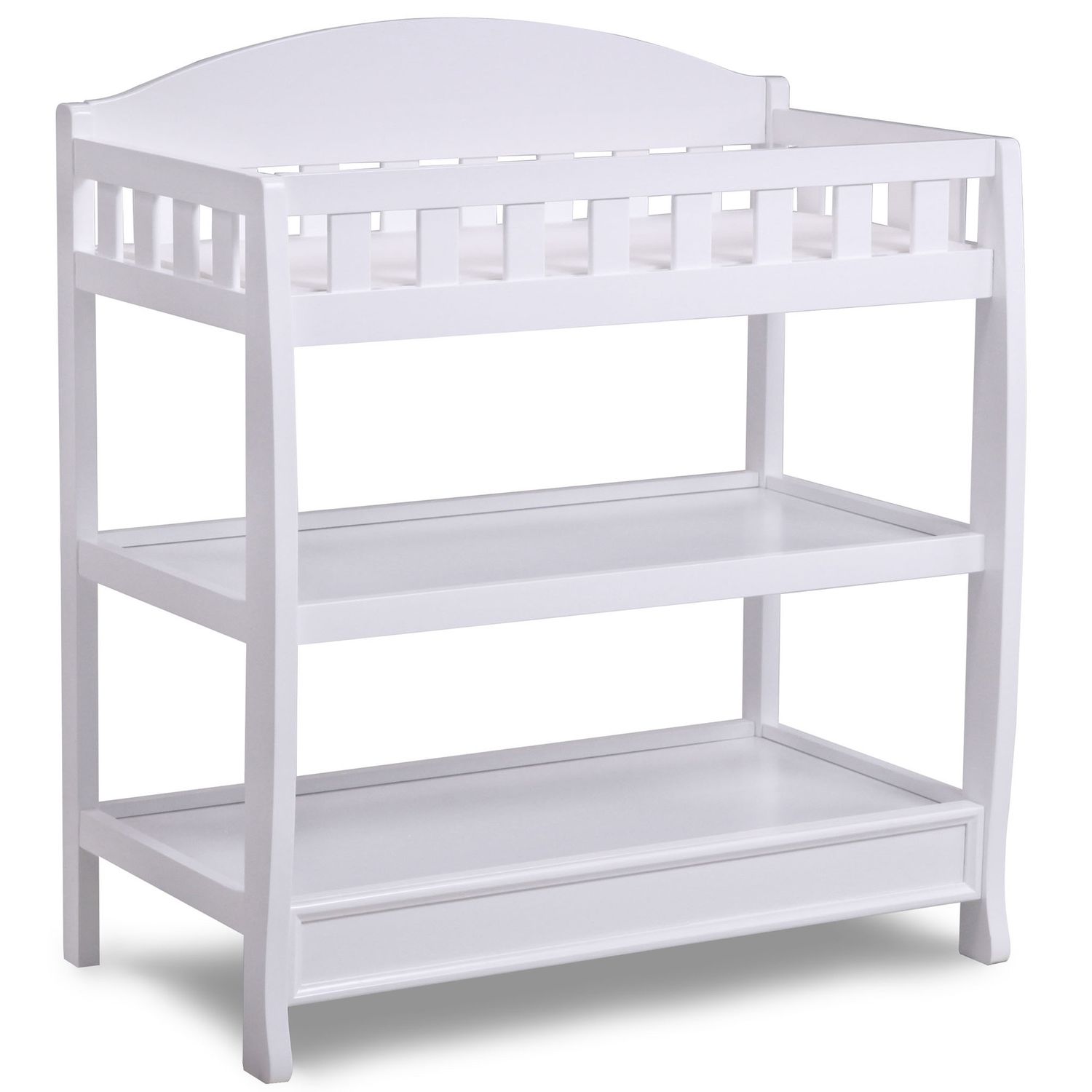 delta changing table with drawer