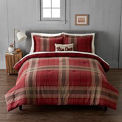 Cuddl Duds Heavyweight Flannel Classic Plaid Comforter Set