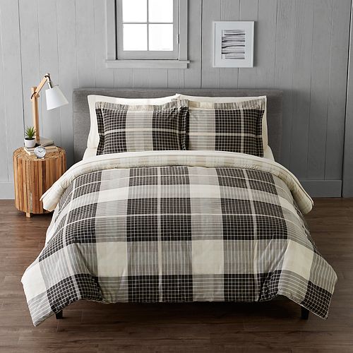 Cuddl Duds Heavyweight Flannel Duvet Cover Set