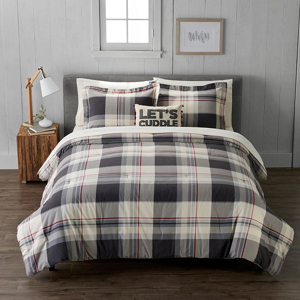 Cuddl Duds Heavyweight Flannel Duvet Cover Set