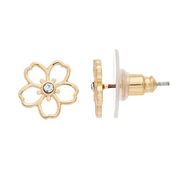 The Free Blossom Gold Studs