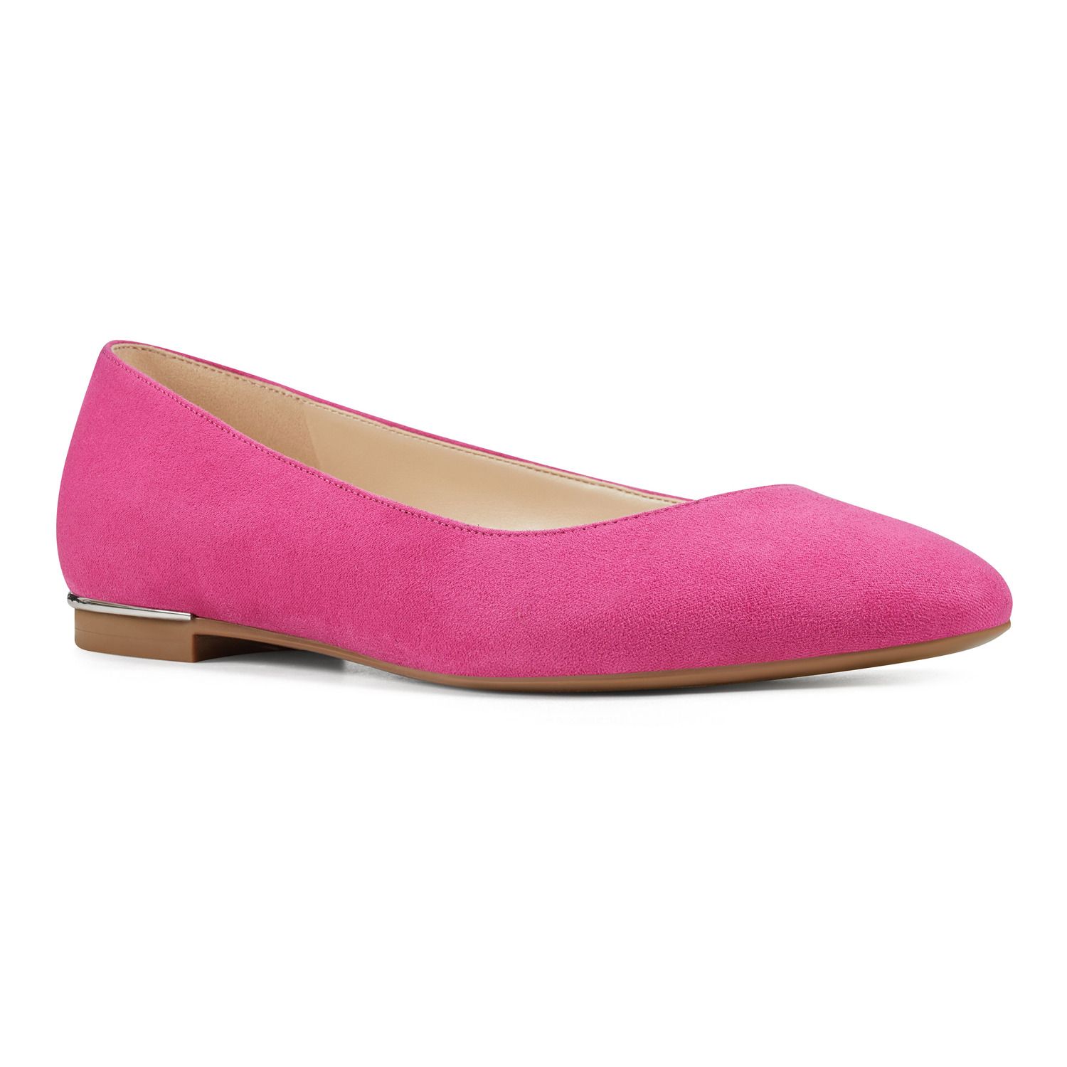 pink pointed flats