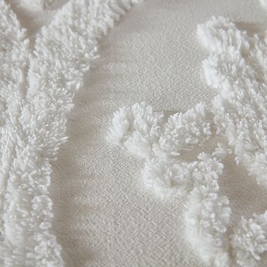 Madison Park Aeriela 3 Piece Tufted Damask Duvet Cover Set