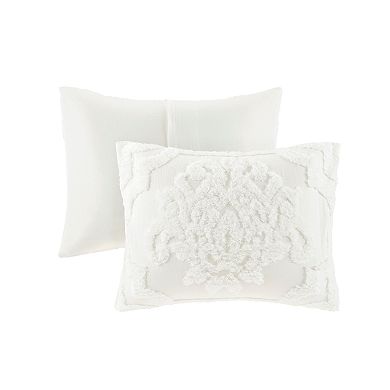 Madison Park Aeriela 3 Piece Tufted Damask Duvet Cover Set