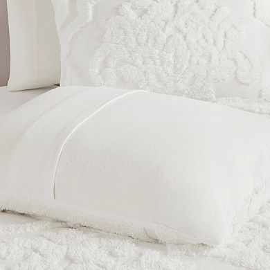 Madison Park Aeriela 3 Piece Tufted Damask Duvet Cover Set