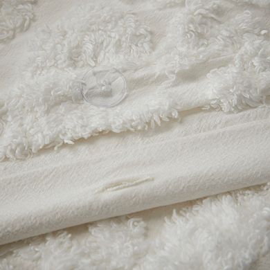 Madison Park Aeriela 3 Piece Tufted Damask Duvet Cover Set