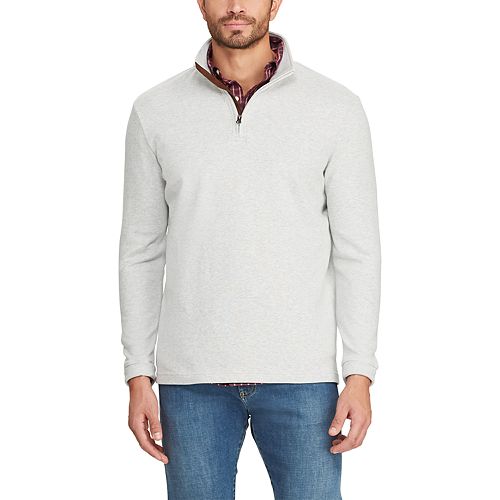 Men's Chaps ClassicFit Textured QuarterZip Pullover