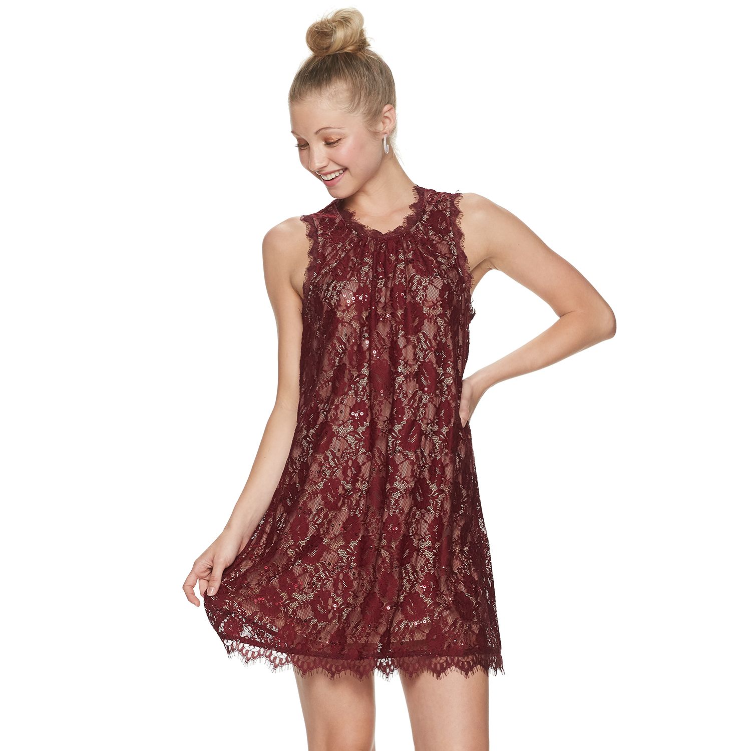 speechless maroon dress