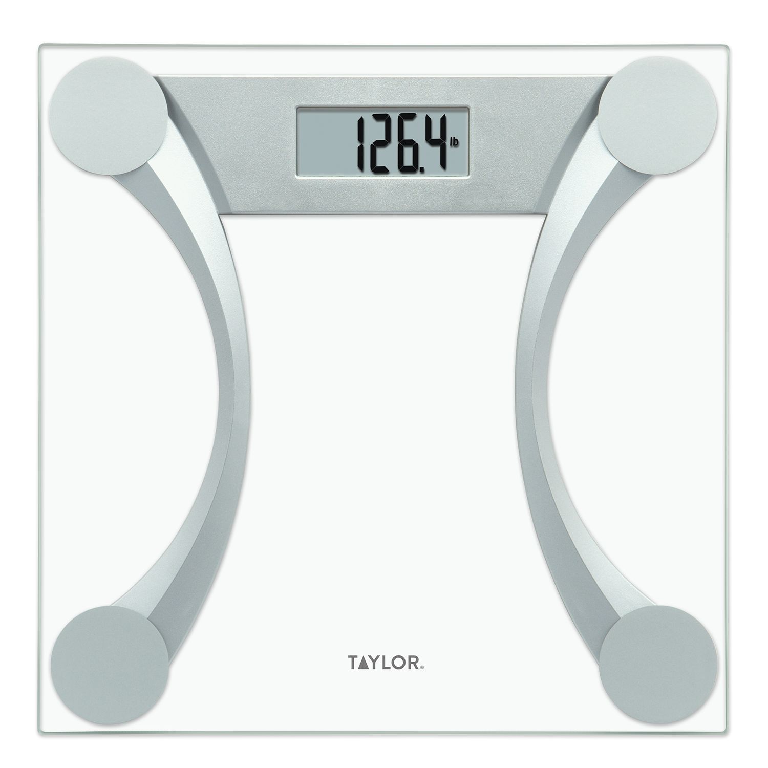 Taylor Digital Bathroom Textured Stainless Steel Scale