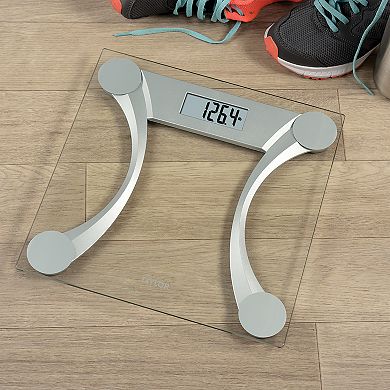 Taylor Digital Glass Scale with Metallic Accents