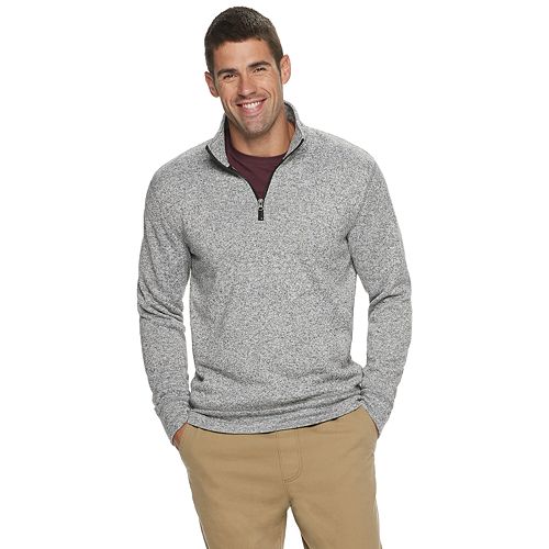 Men's SONOMA Goods for Life™ 1/4 Zip Sweater Fleece