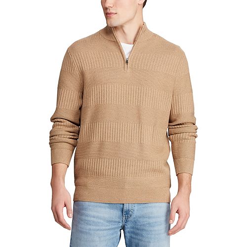 chaps men's quarter zip