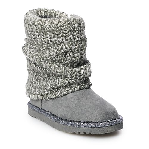 Gray boots 2024 toddler girl